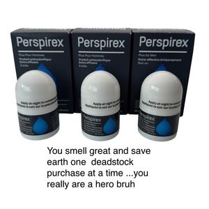 Perspirex Plus for Men Antiperspirant Roll-On Gel Clinical Strength 3 Pack 25ml